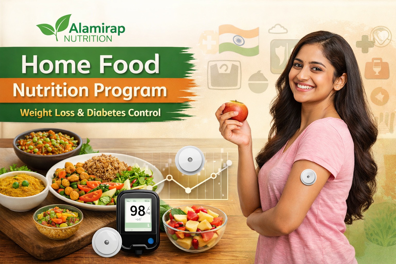 Weightloss and Diabetes Management from Home Food